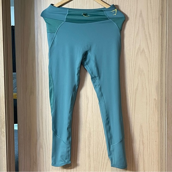 *NEW* Gymshark Teal Athletic Leggings - Picture 1 of 6